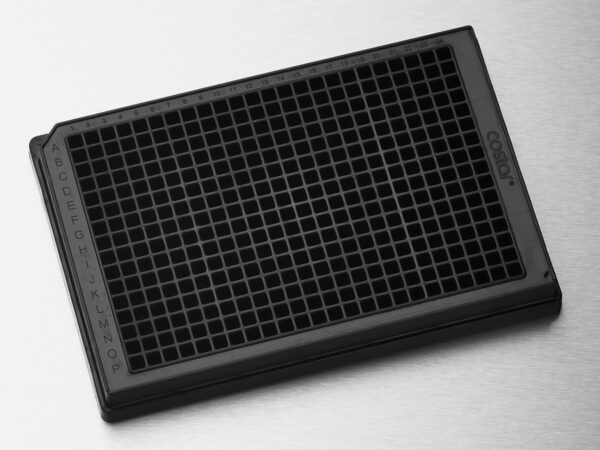 384-well round-bottom low volume non-binding surface black polystyrene microplate